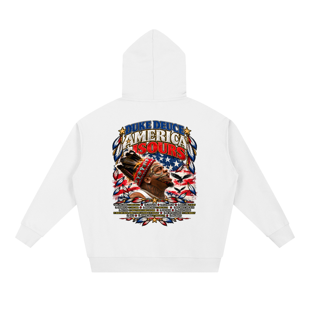 AMERICA IS OUR Graphic Heavyweight Hoodie