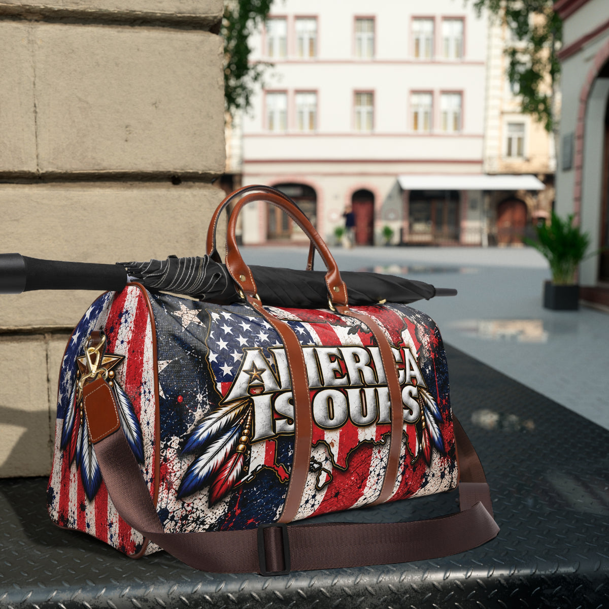 AMERICA IS OURS Duffle Bag