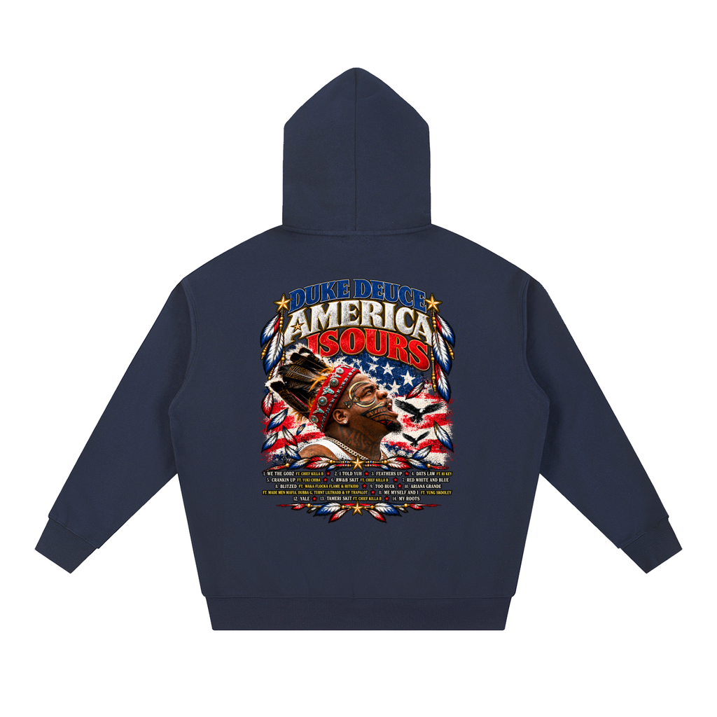 AMERICA IS OUR Graphic Heavyweight Hoodie