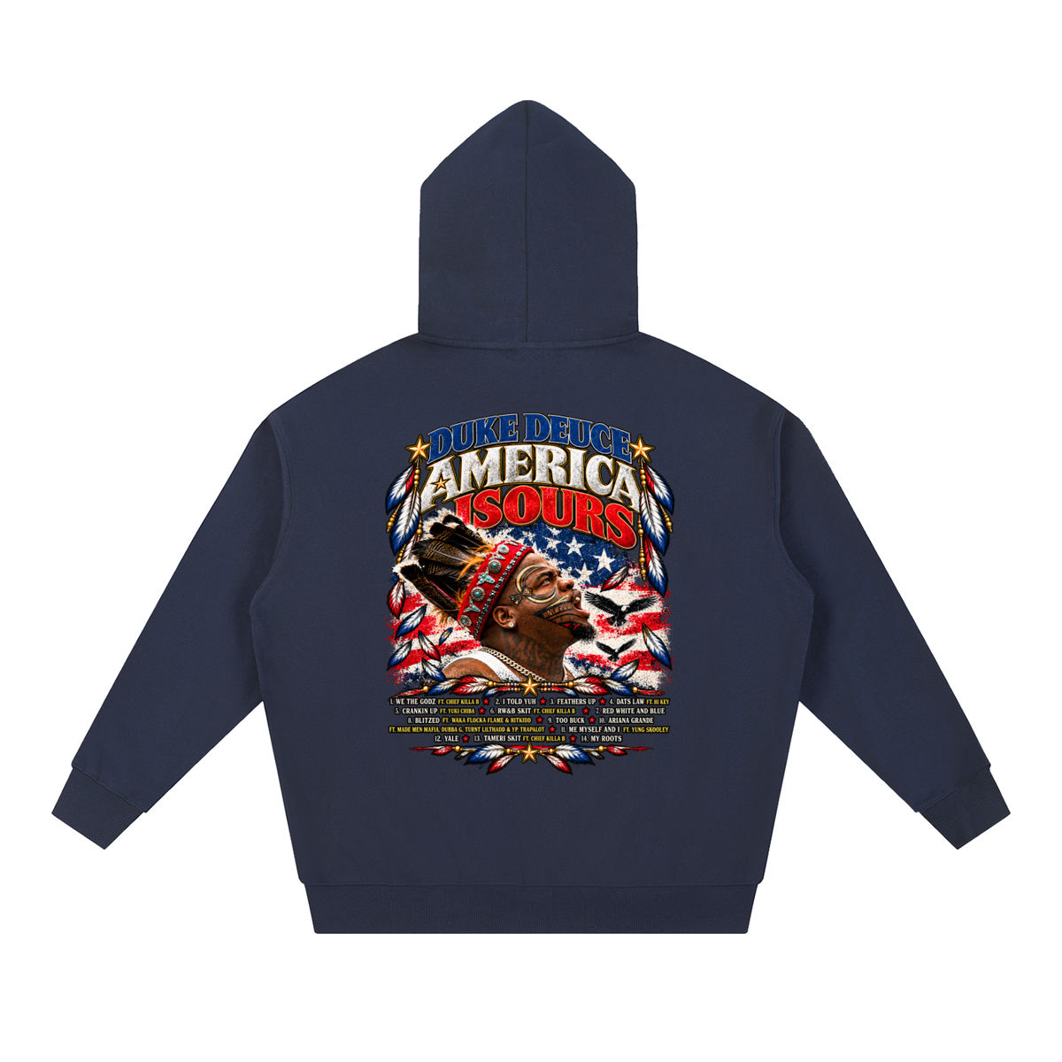 AMERICA IS OUR Graphic Heavyweight Hoodie