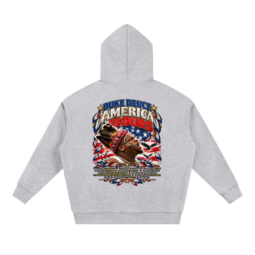 AMERICA IS OUR Graphic Heavyweight Hoodie