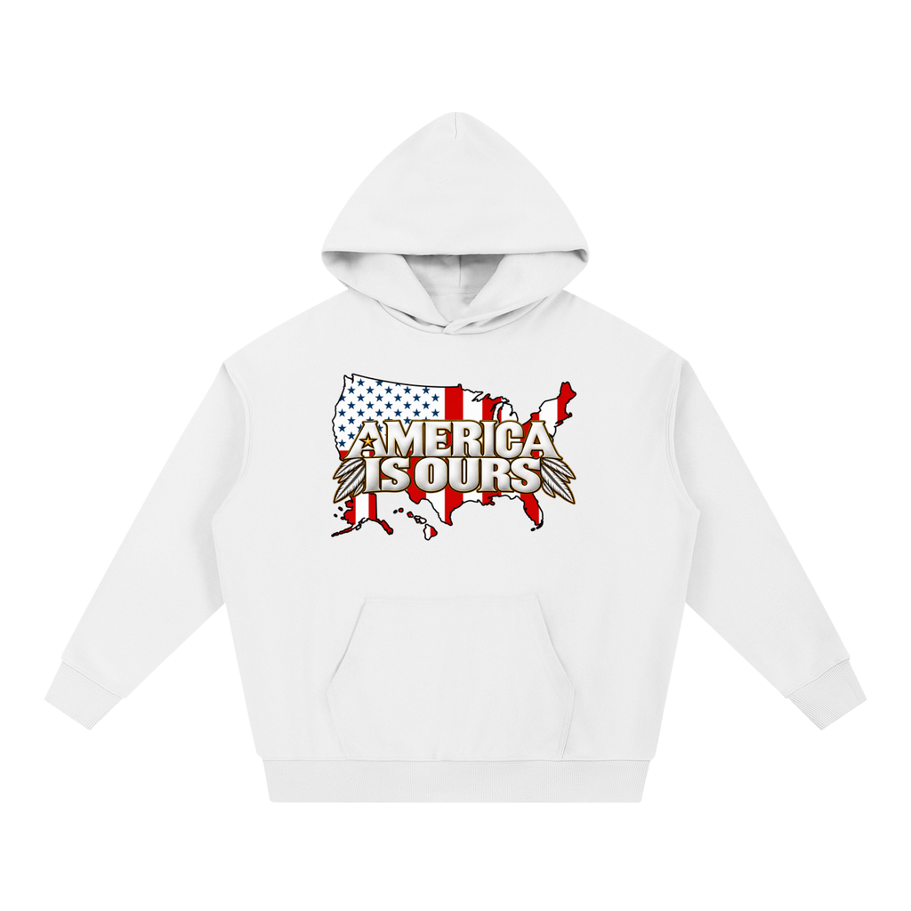 AMERICA IS OUR Graphic Heavyweight Hoodie
