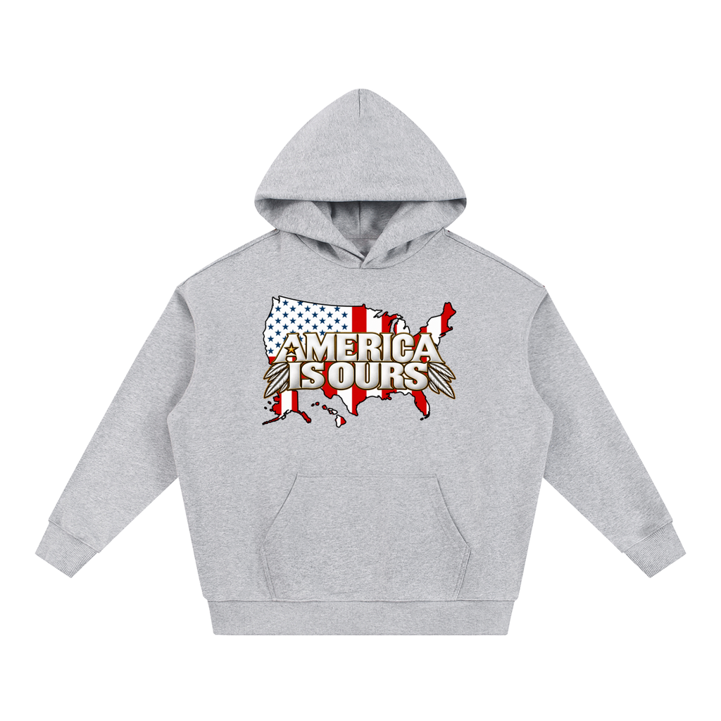 AMERICA IS OUR Graphic Heavyweight Hoodie